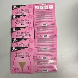 HOLLYWOOD Fashion Secrets, Skip the Line Adhesive Thong Xtra Small-Small, 10 pkg